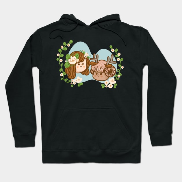 Flora et Fauna Hoodie by Fluffymafi